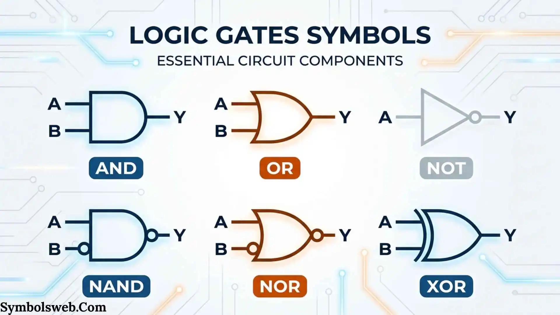Logic Gates Symbols