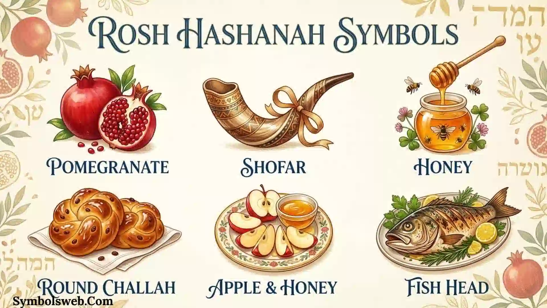 Rosh Hashanah Symbols