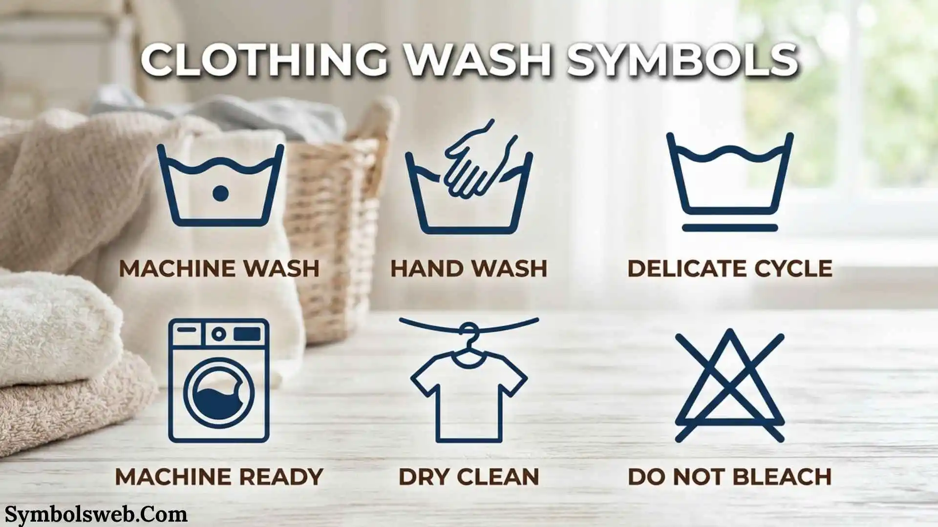 Clothing Wash Symbols