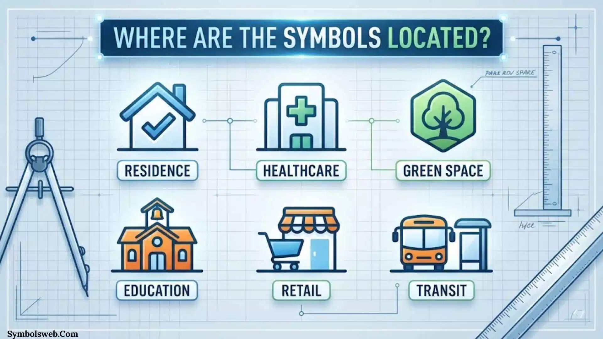 Where Are the Symbols for a Set of Plans Located