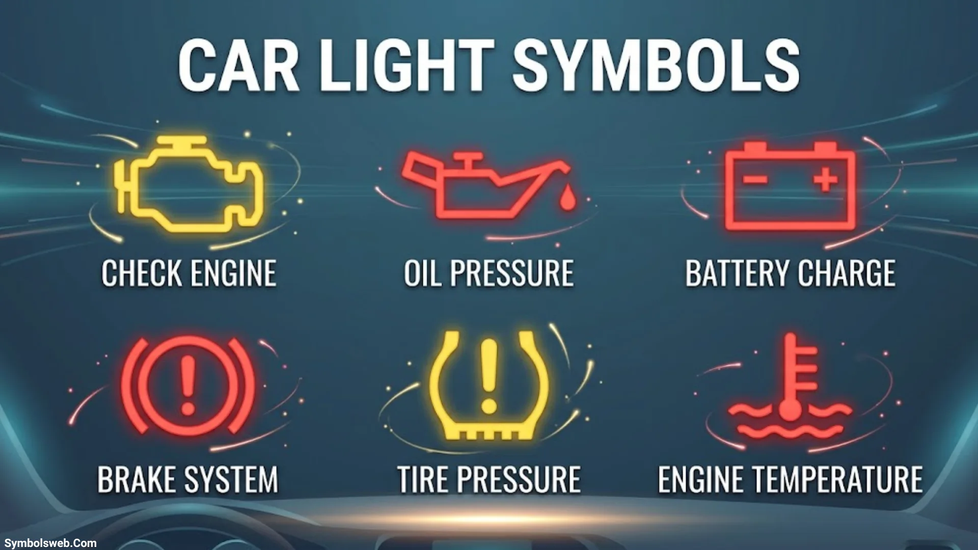 Car Light Symbols