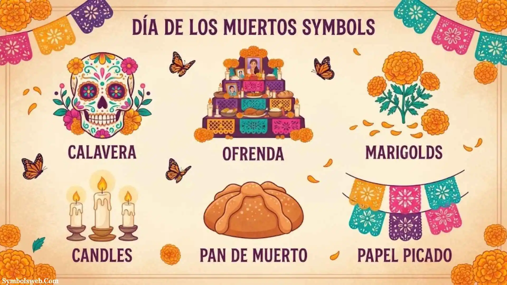 Día de los Muertos Symbols