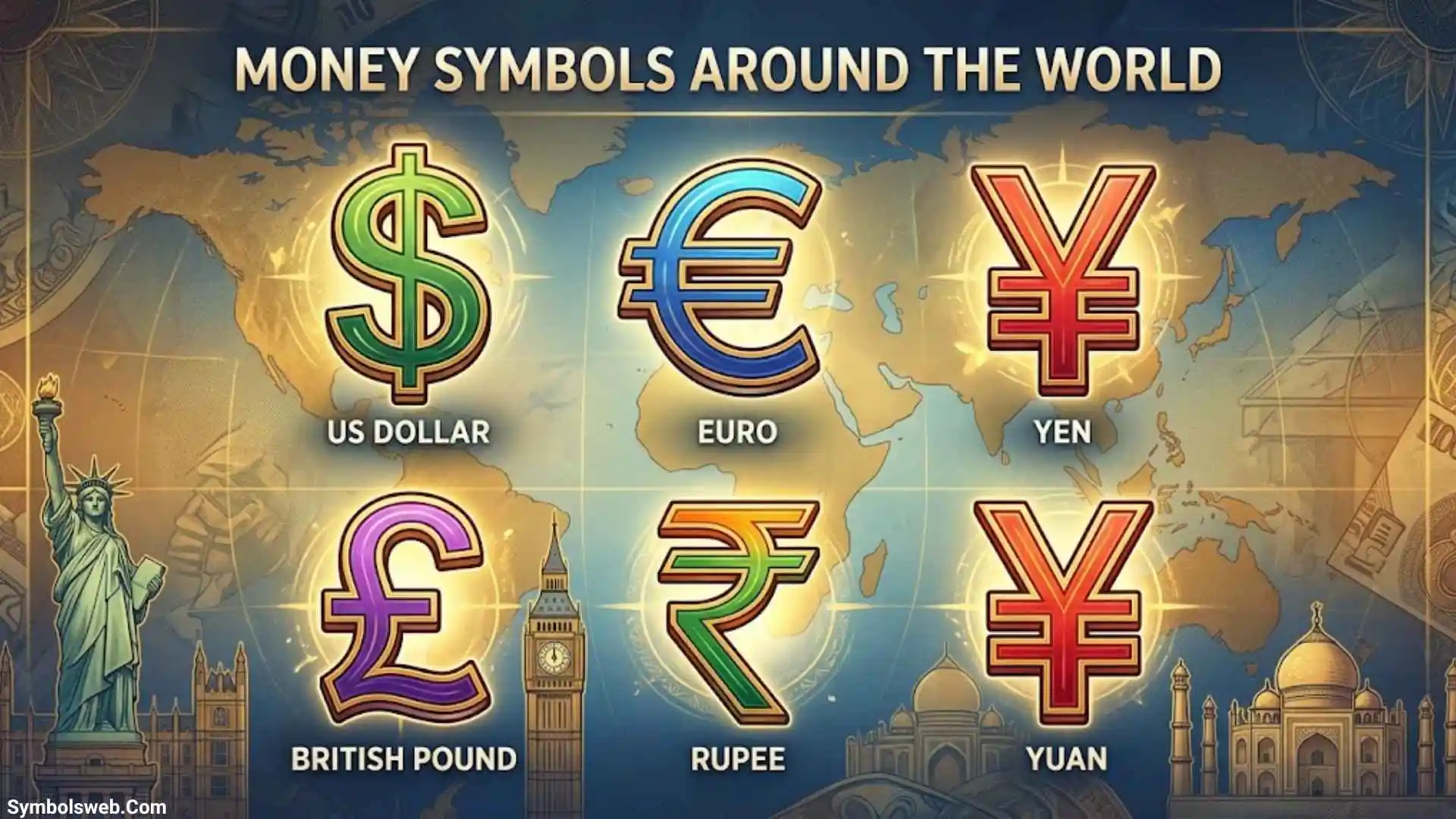 Money Symbols Around the World