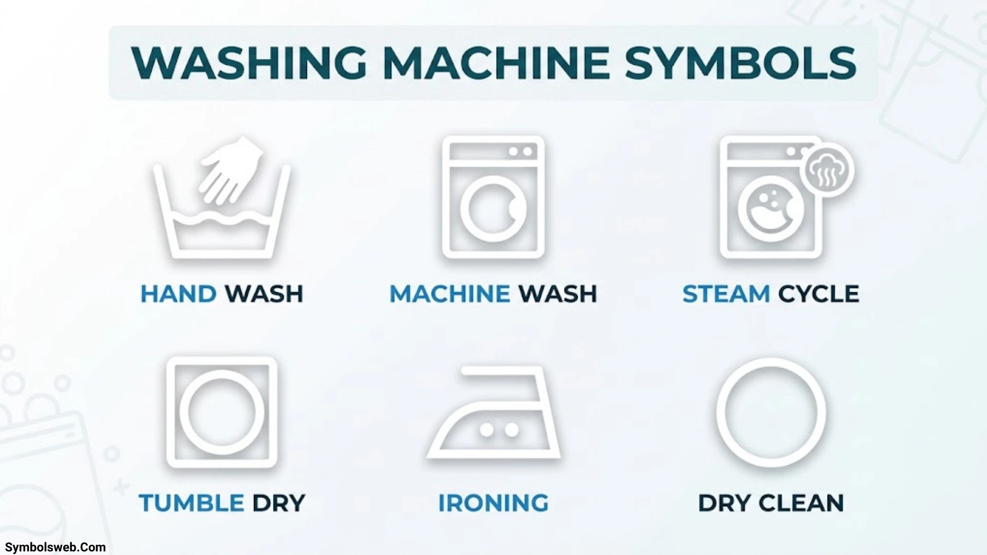 Washing Machine Symbols
